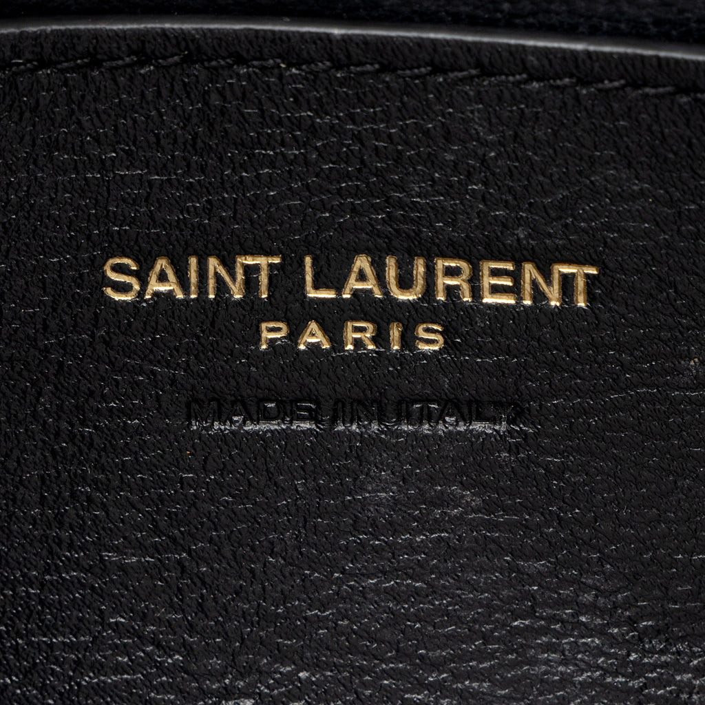 Saint Laurent Lambskin Cassandre Envelope Chain Pouch