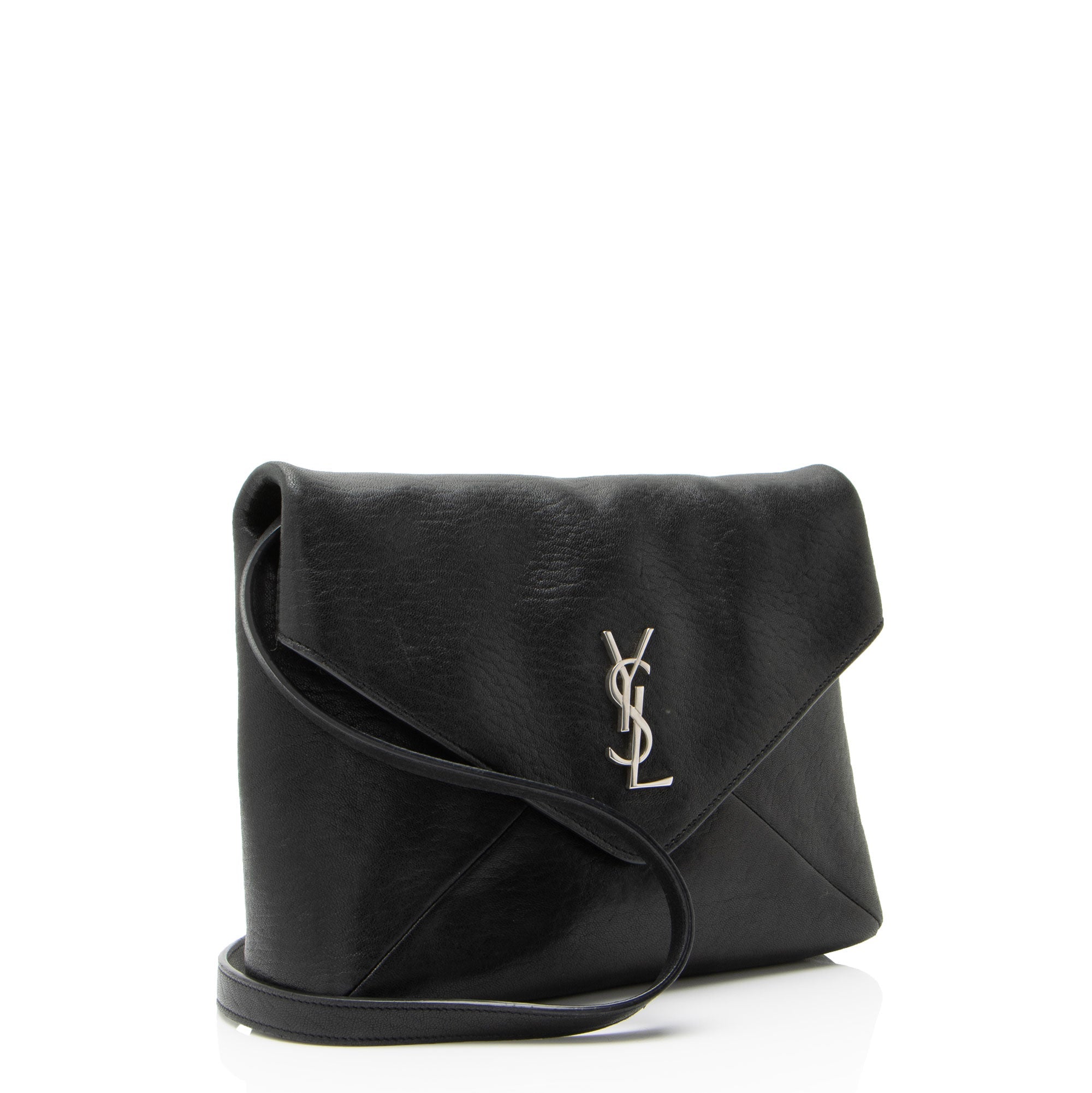 Saint Laurent Lambskin Cassandre Envelope Messenger