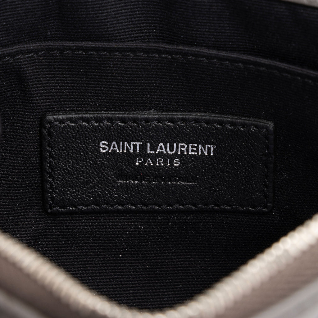 Saint Laurent Matelasse Lambskin Jolie Pouch (SHF-jMIklt)