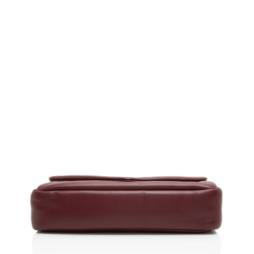 Saint Laurent Lambskin Monogram Calypso Small Shoulder Bag