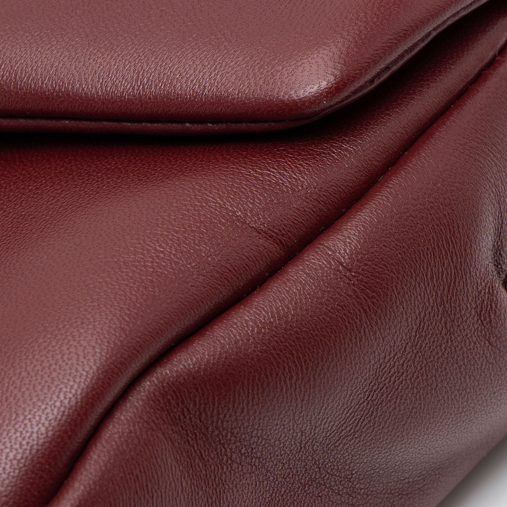 Saint Laurent Lambskin Monogram Calypso Small Shoulder Bag