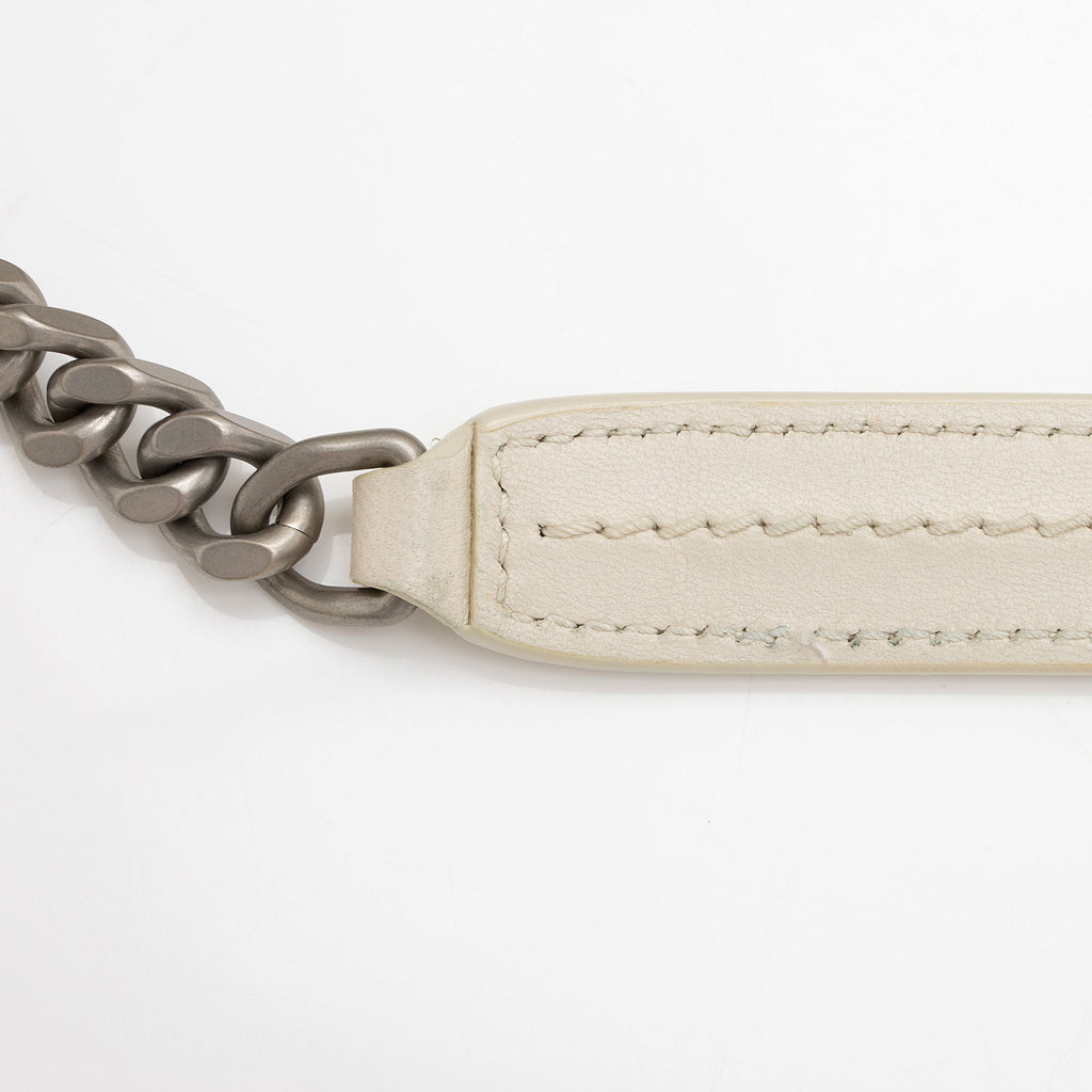 Saint Laurent Lambskin Monogram Puffer LouLou Medium Shoulder Bag (SHF-ONfMik)