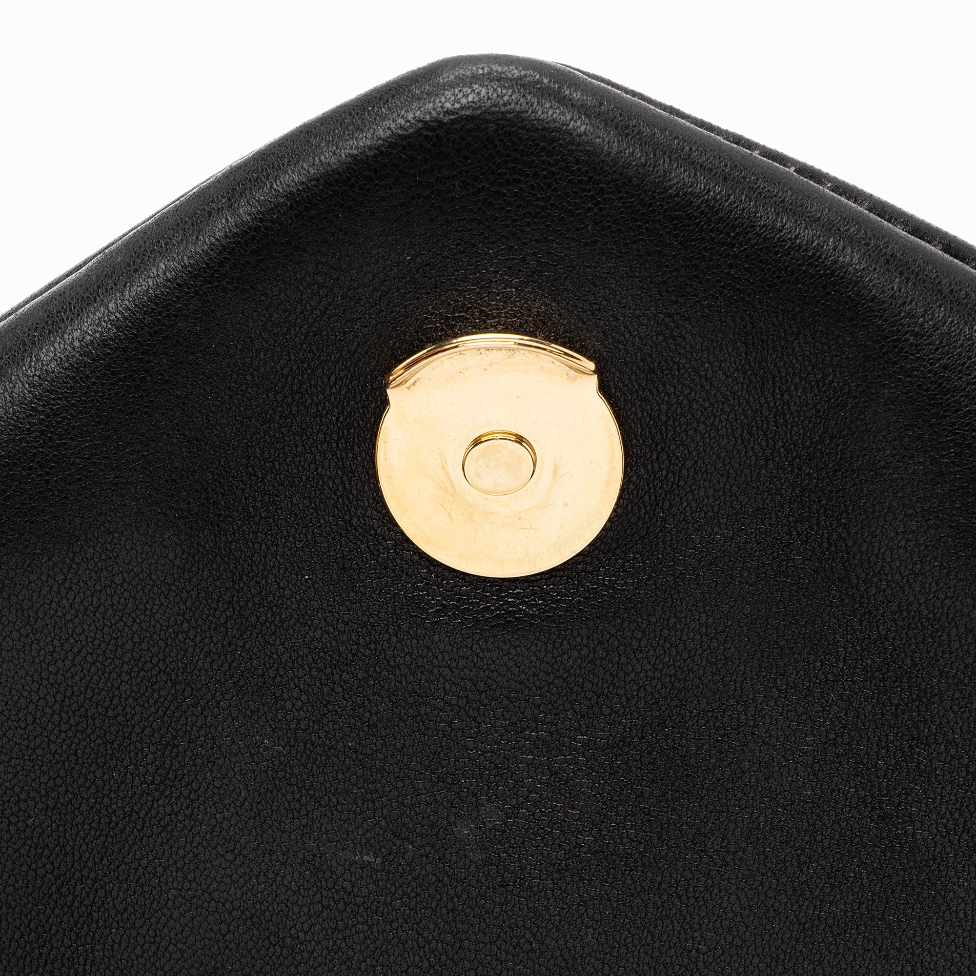 Saint Laurent Lambskin Monogram Puffer LouLou Medium Shoulder Bag (SHF-A0xwhw)