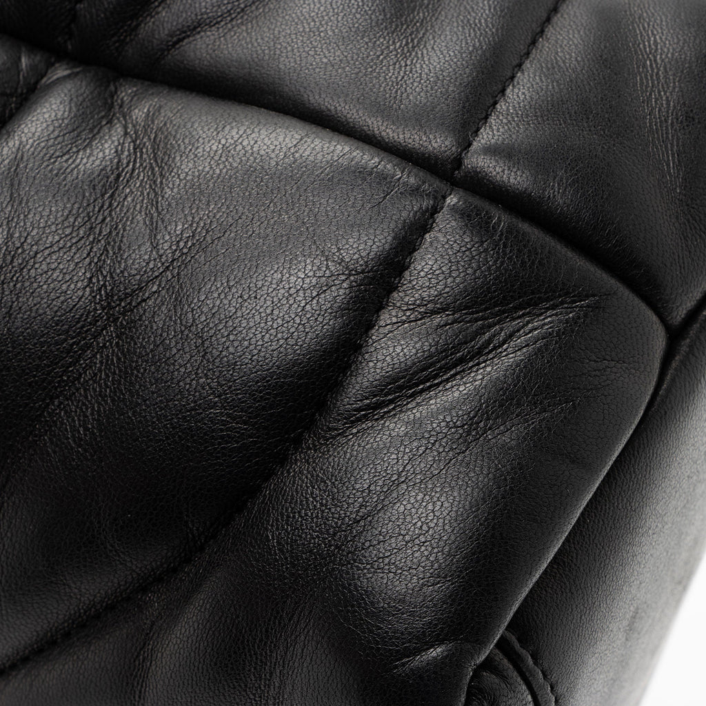 Saint Laurent Lambskin Monogram Puffer LouLou Medium Shoulder Bag (SHF-A0xwhw)