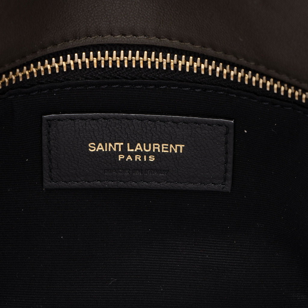 Saint Laurent Lambskin Monogram Puffer LouLou Medium Shoulder Bag (SHF-sxPbmV)