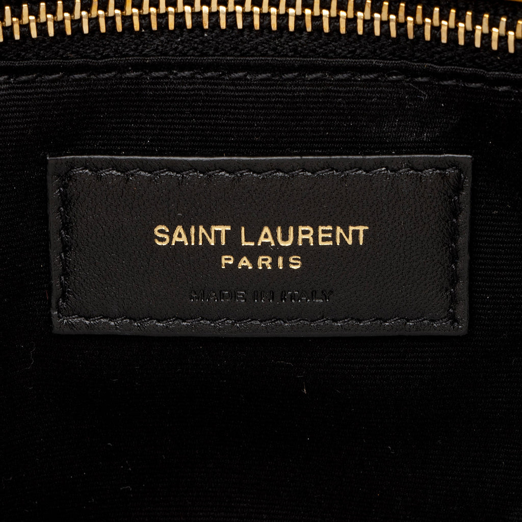 Saint Laurent Lambskin Monogram Puffer LouLou Medium Shoulder Bag