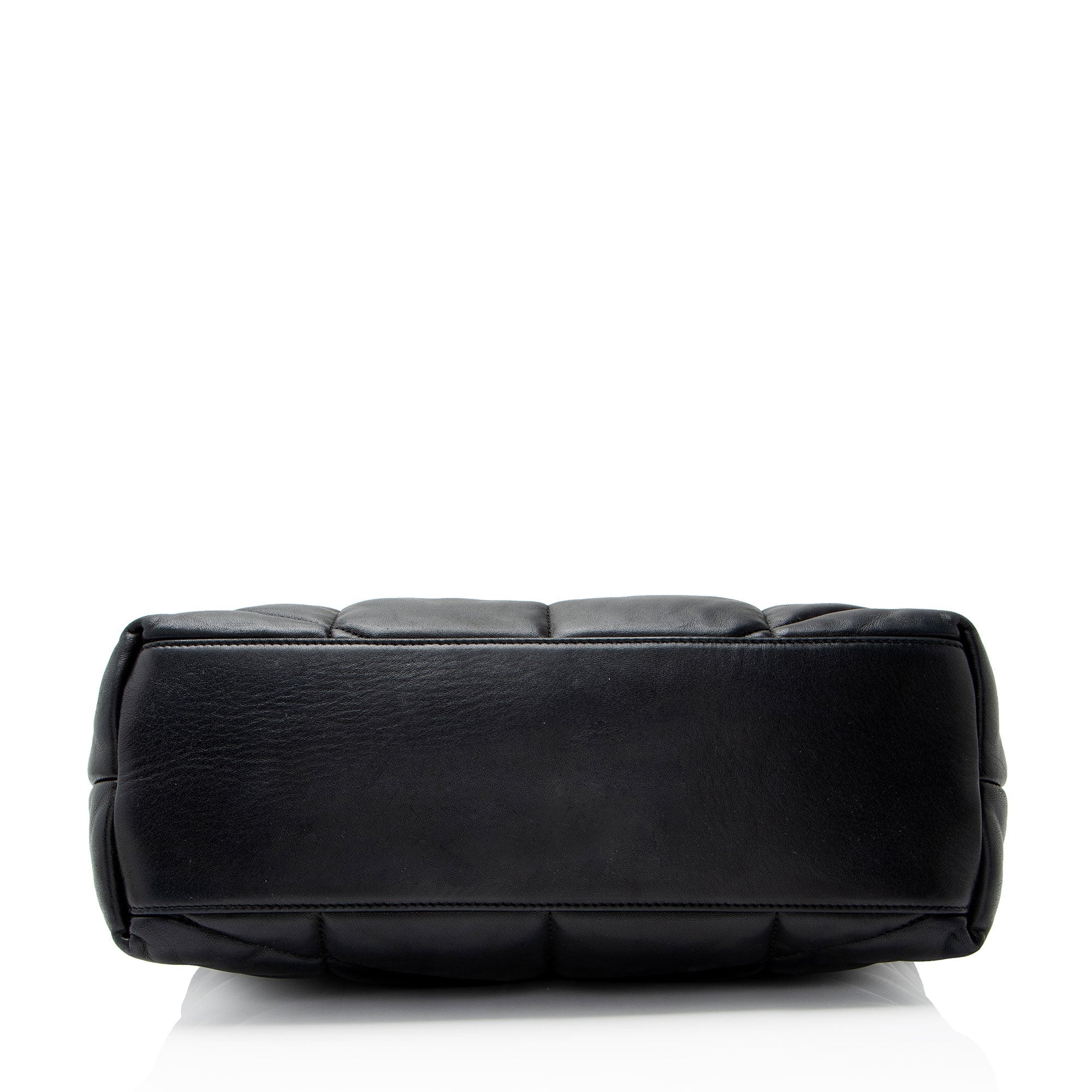 Saint Laurent Lambskin Monogram Puffer LouLou Medium Shoulder Bag