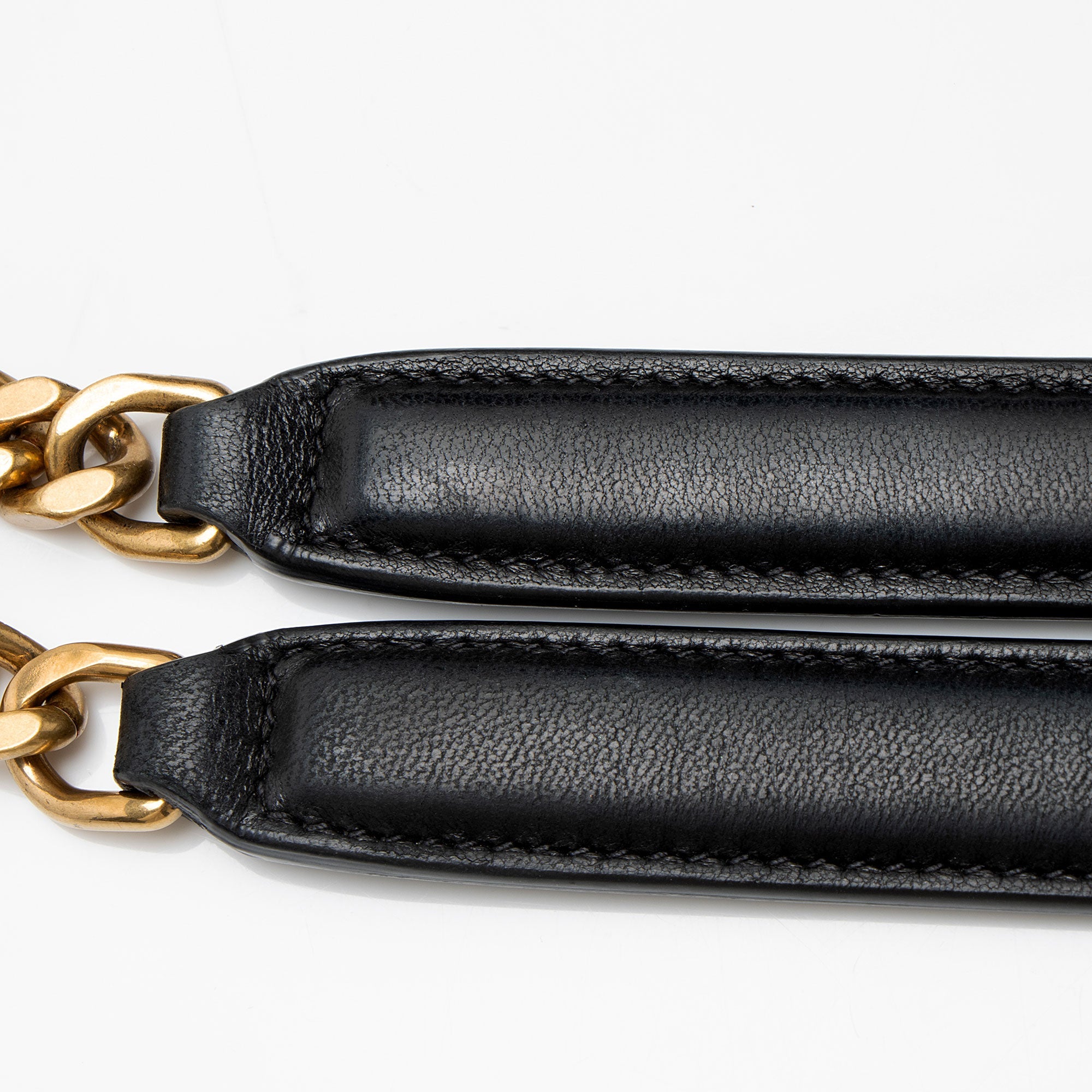 Saint Laurent Lambskin Monogram Puffer LouLou Medium Shoulder Bag