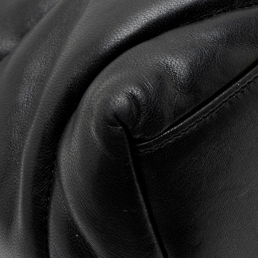Saint Laurent Lambskin Monogram Puffer LouLou Medium Shoulder Bag