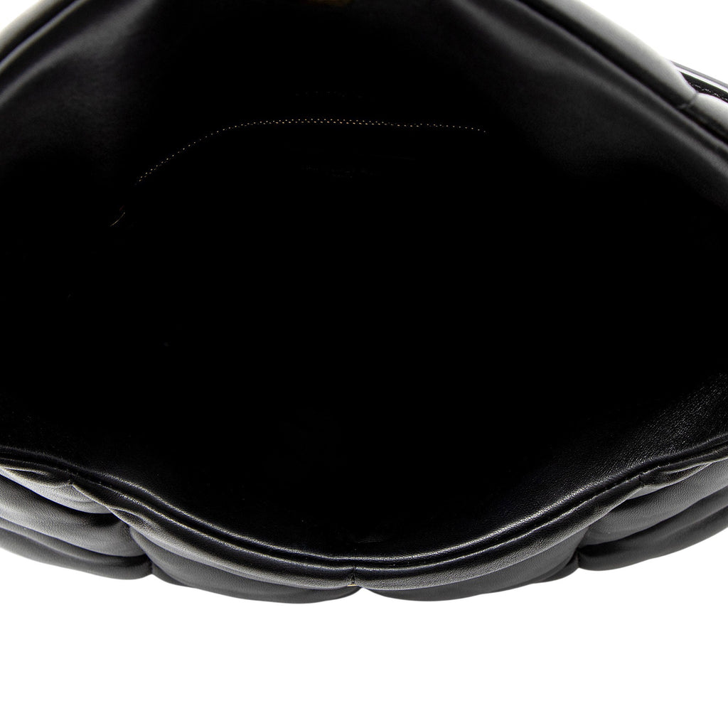 Saint Laurent Lambskin Monogram Puffer LouLou Medium Shoulder Bag