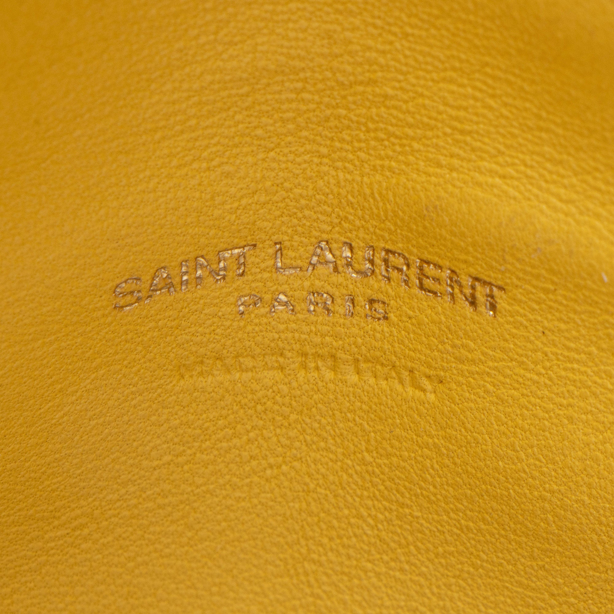Saint Laurent Lambskin Monogram Puffer LouLou Small Clutch
