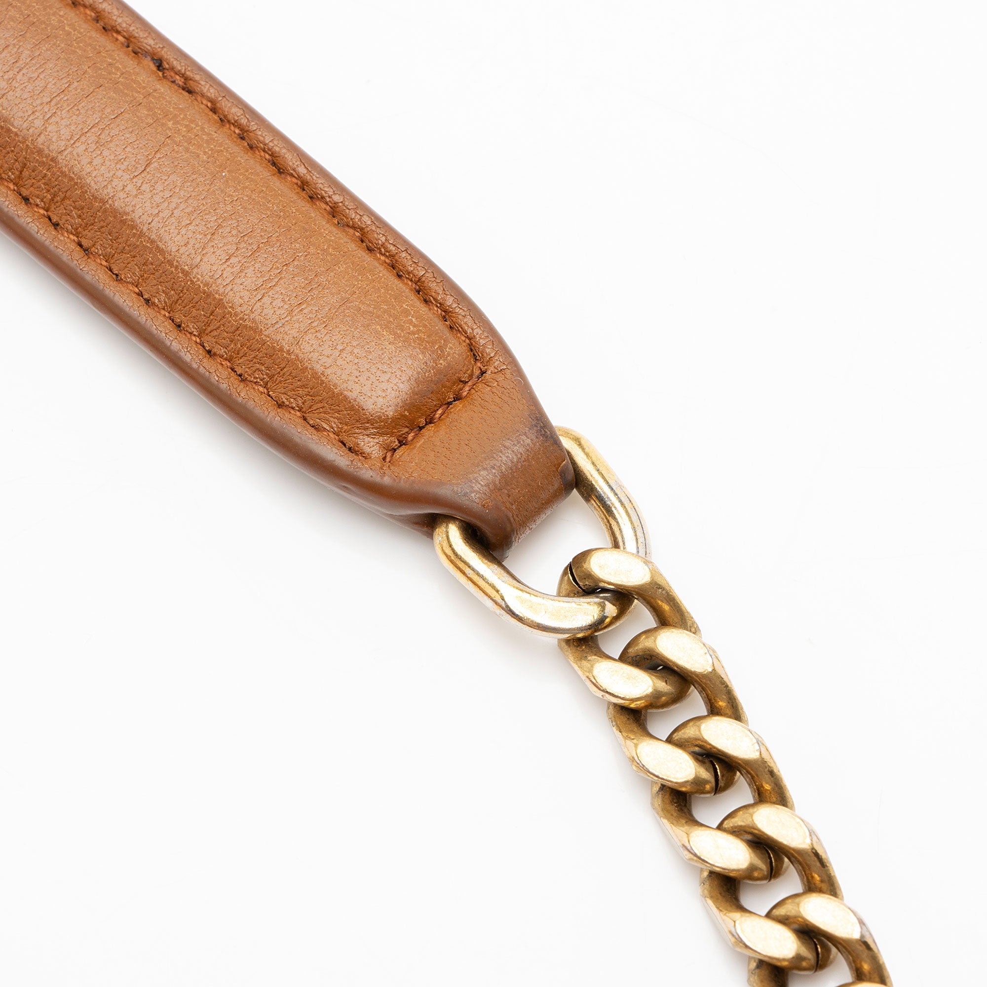 Saint Laurent Lambskin Monogram Puffer LouLou Small Shoulder Bag