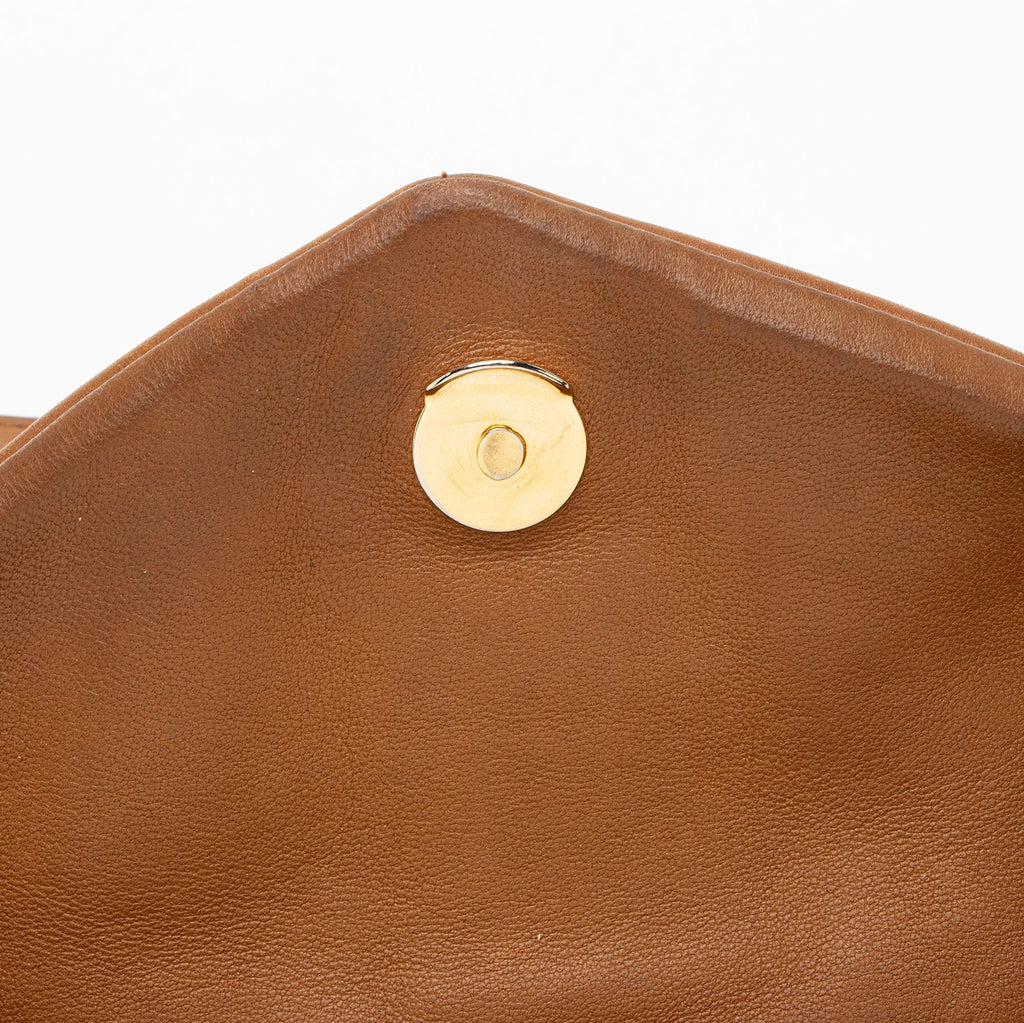 Saint Laurent Lambskin Monogram Puffer LouLou Small Shoulder Bag