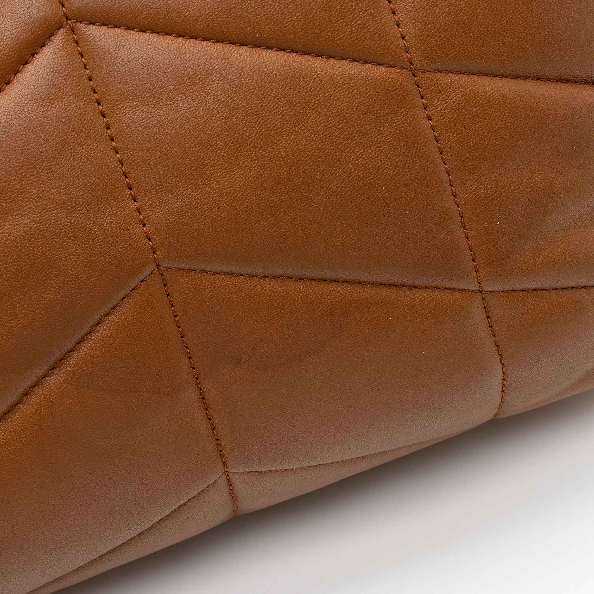 Saint Laurent Lambskin Monogram Puffer LouLou Small Shoulder Bag