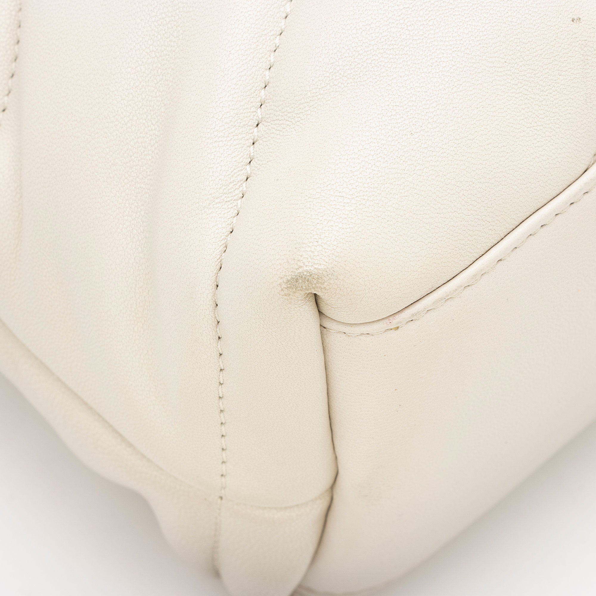 Saint Laurent Lambskin Monogram Puffer LouLou Small Shoulder Bag