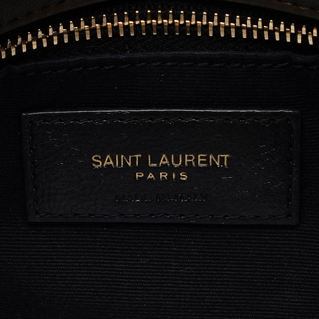 Saint Laurent Lambskin Monogram Puffer LouLou Small Shoulder Bag