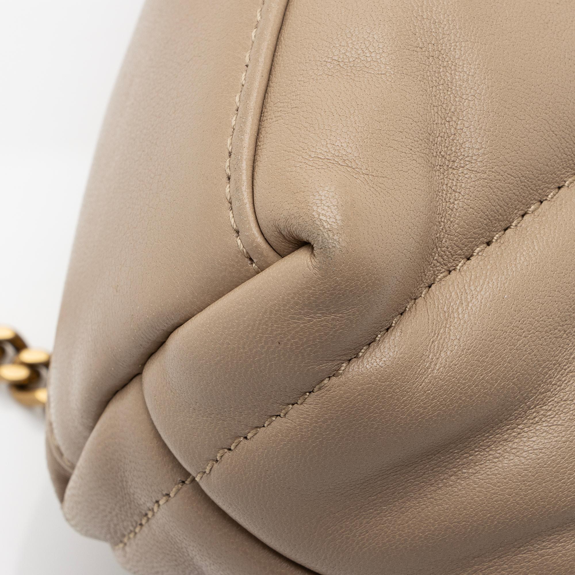 Saint Laurent Lambskin Monogram Puffer LouLou Toy Shoulder Bag