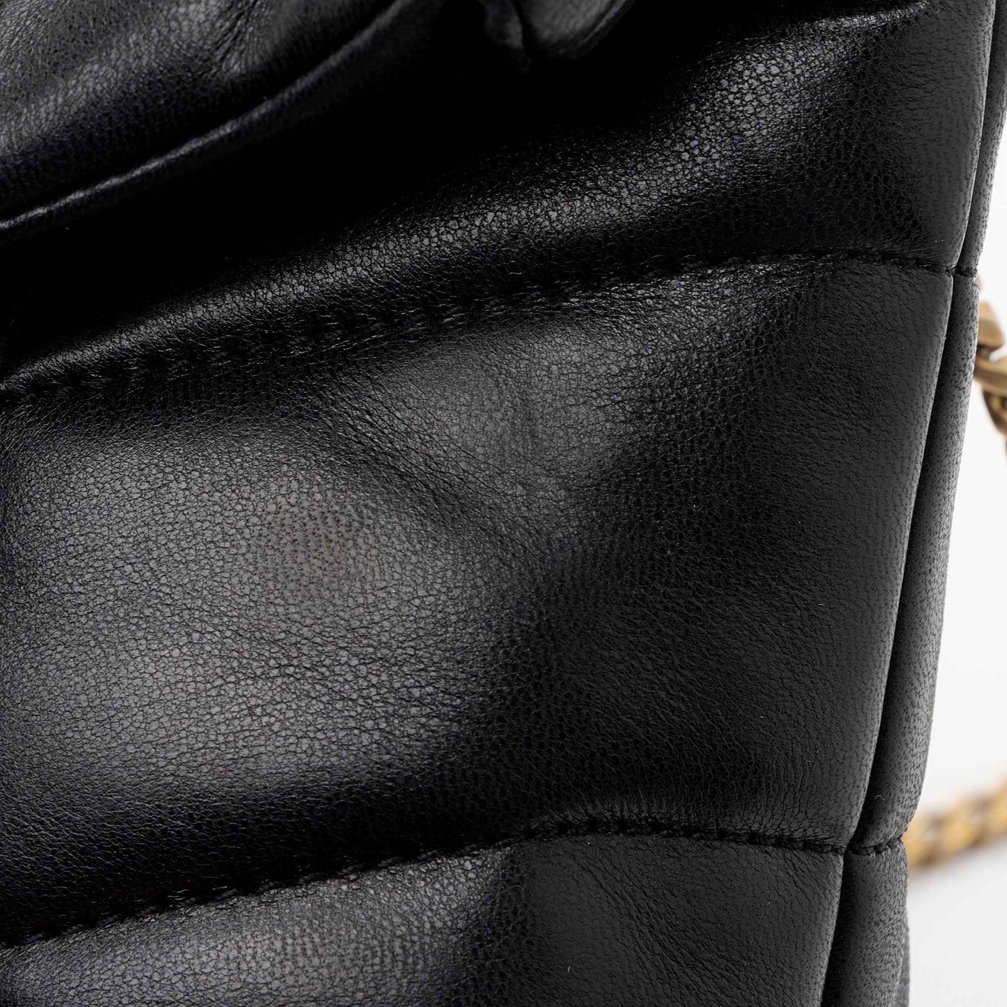 Saint Laurent Lambskin Monogram Puffer LouLou Toy Shoulder Bag