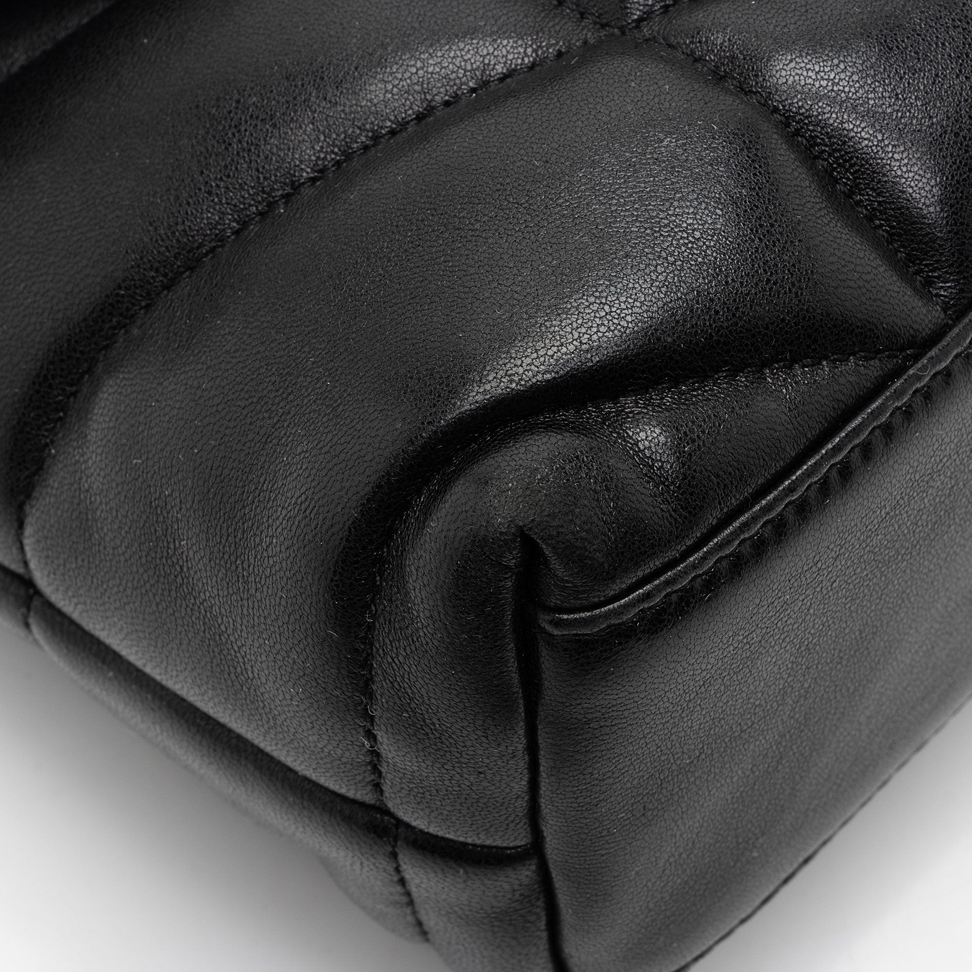 Saint Laurent Lambskin Monogram Puffer LouLou Toy Shoulder Bag