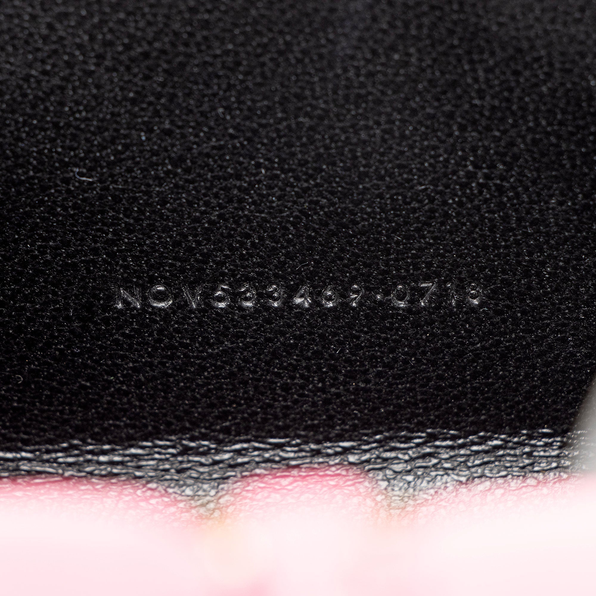 Saint Laurent Lambskin Monogram Pyramid Clutch
