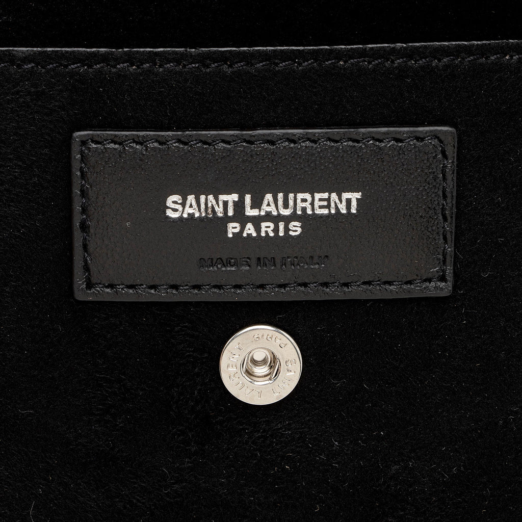Saint Laurent Lambskin Teddy Drawstring Backpack (SHF-AWdD6b)