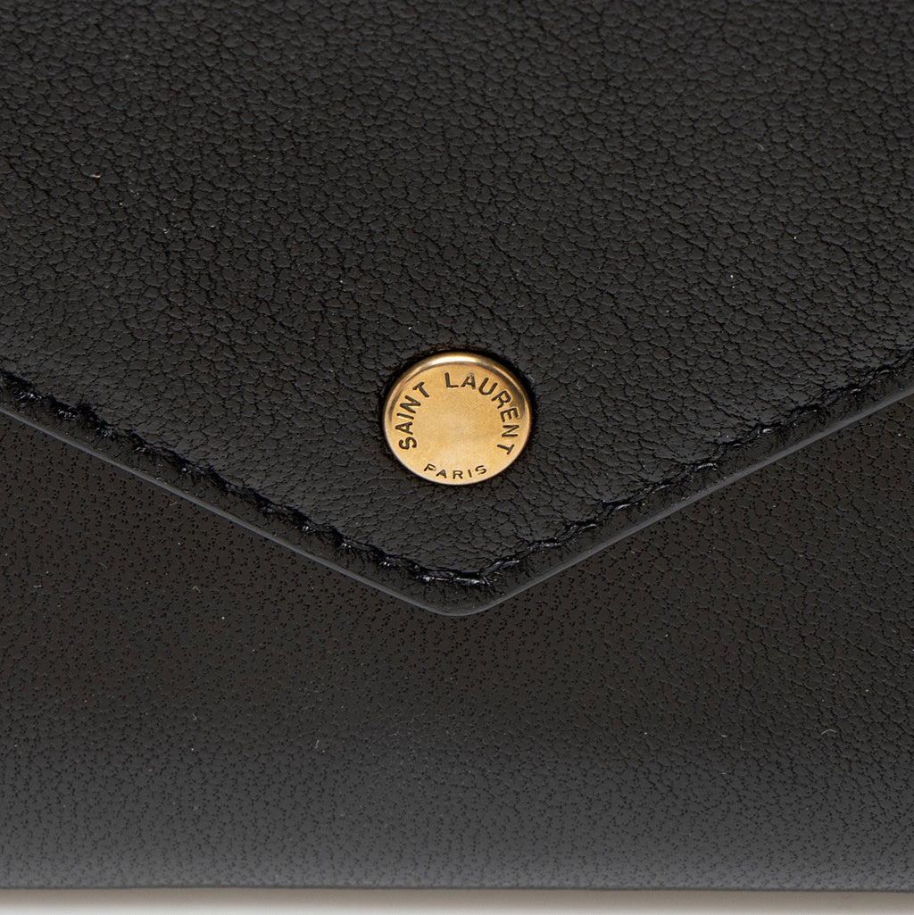 Saint Laurent Lambskin Envelope Pochette