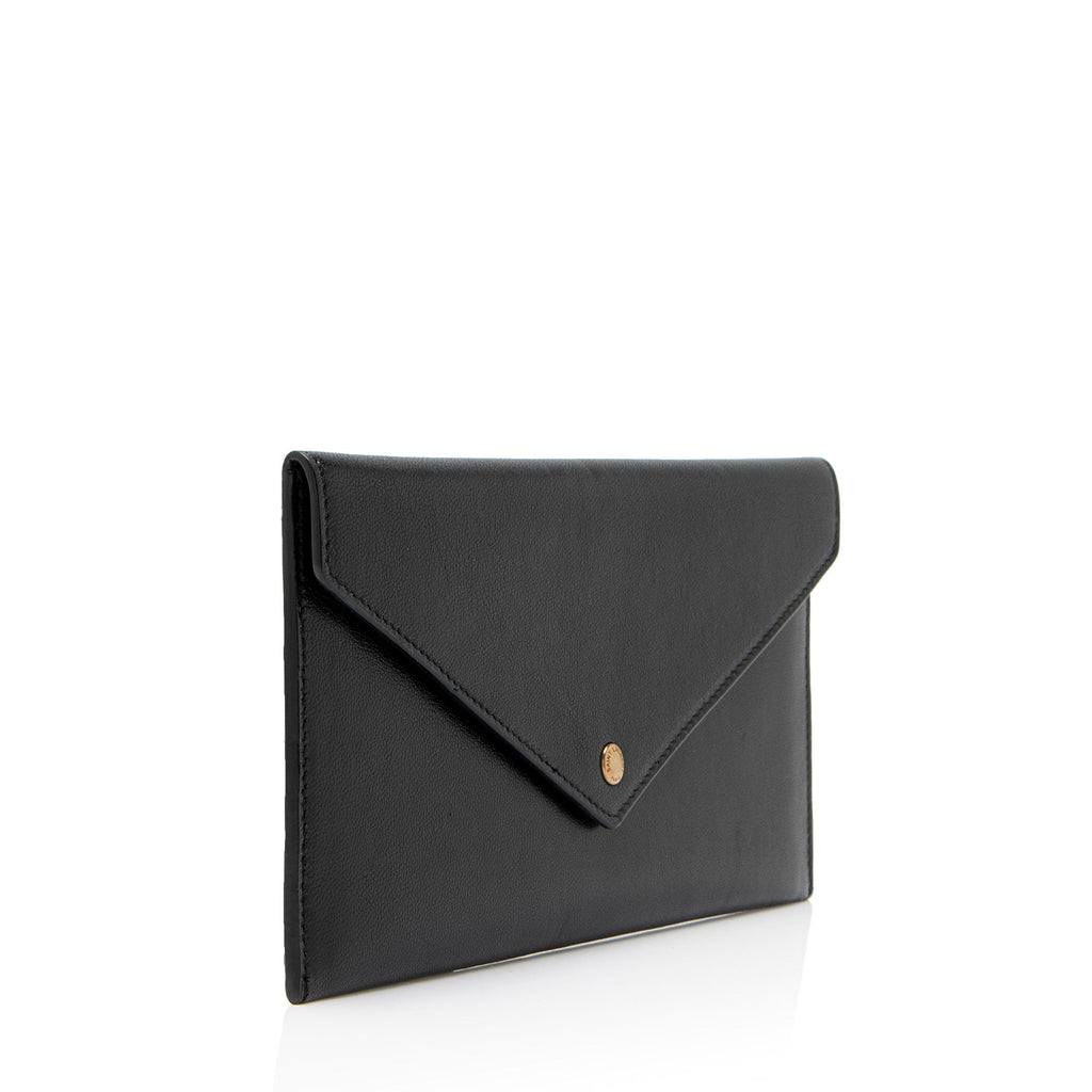 Saint Laurent Lambskin Envelope Pochette
