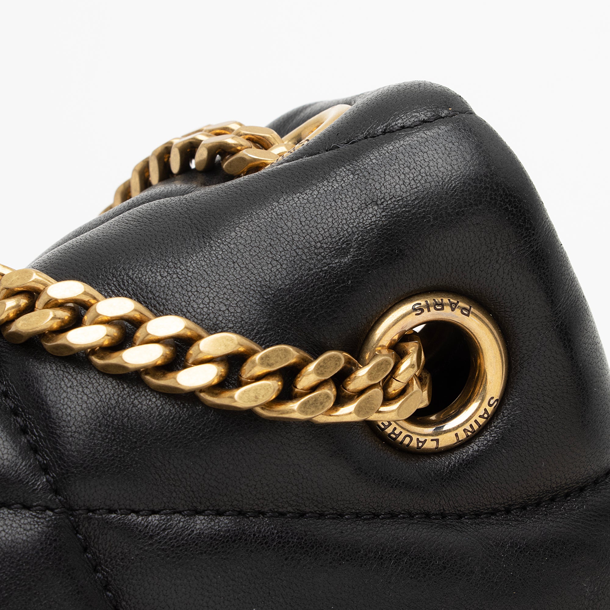 Saint Laurent Lambskin Puffer LouLou Small Shoulder Bag (SHF-22808)