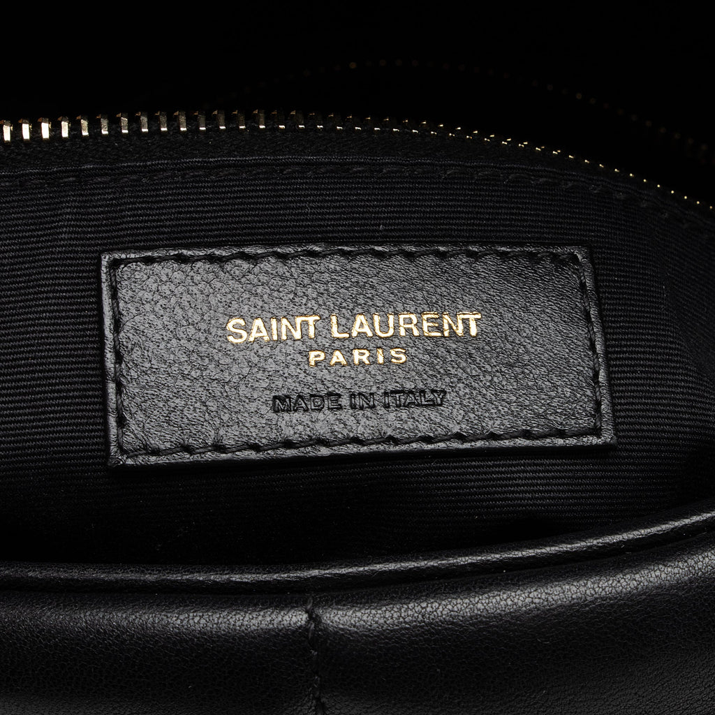 Saint Laurent Lambskin Puffer LouLou Small Shoulder Bag (SHF-22808)