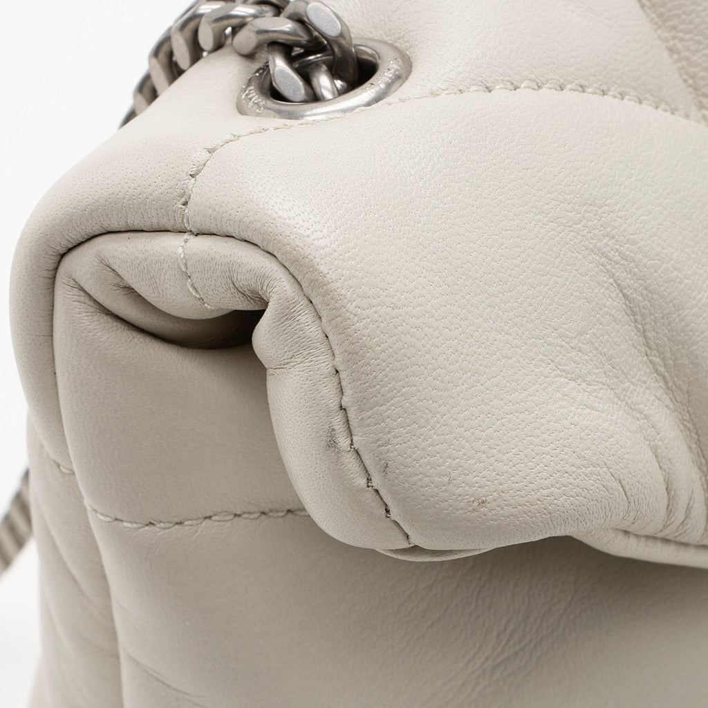 Saint Laurent Lambskin Puffer LouLou Toy Shoulder Bag (SHF-22629)