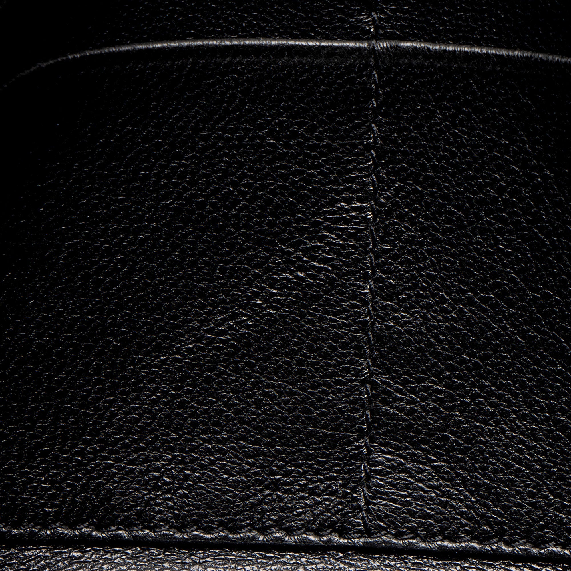 Saint Laurent Lambskin Logo Puffy Pouch