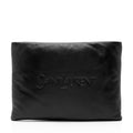 Saint Laurent Lambskin Logo Puffy Pouch