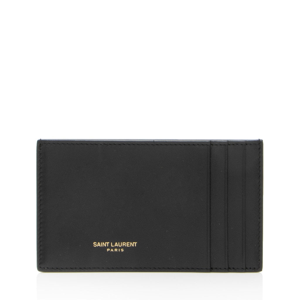 Saint Laurent Leather Card Case Insert