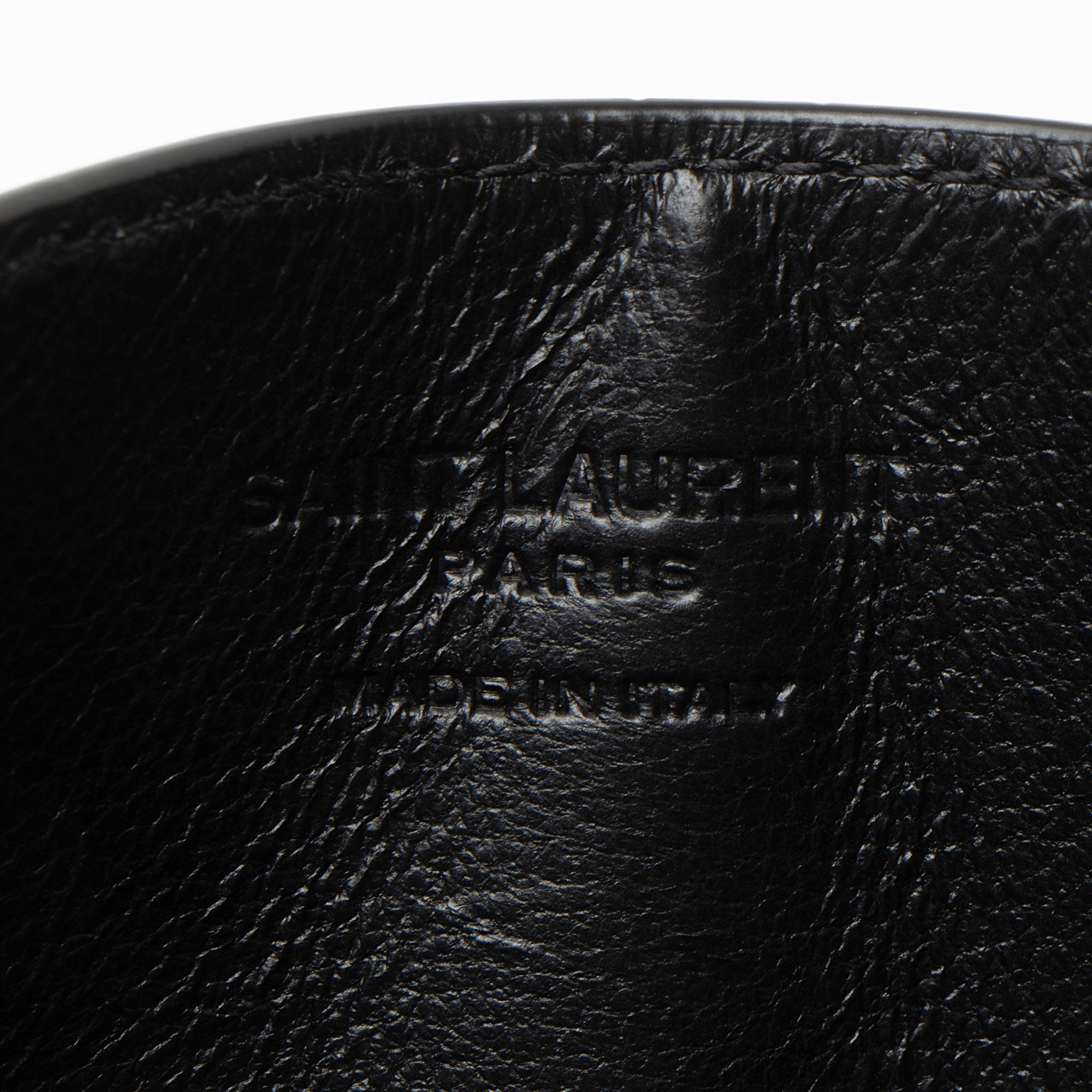 Saint Laurent Leather Card Case Insert
