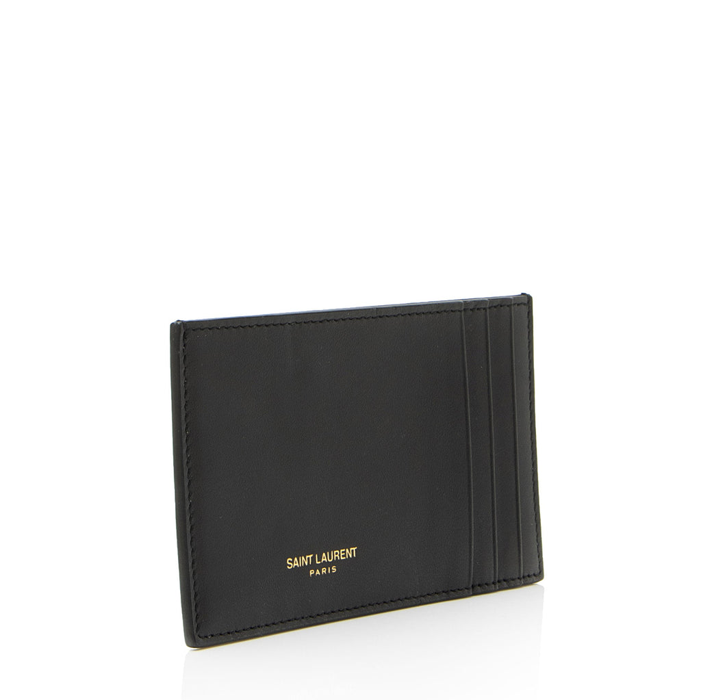 Saint Laurent Leather Card Case Insert