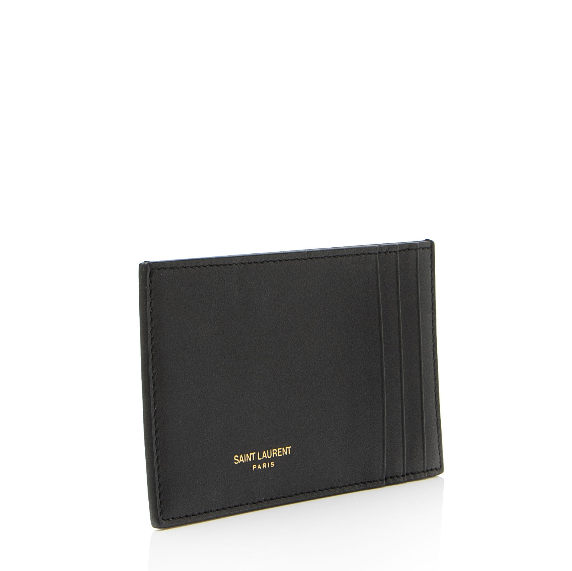 Saint Laurent Leather Card Case Insert