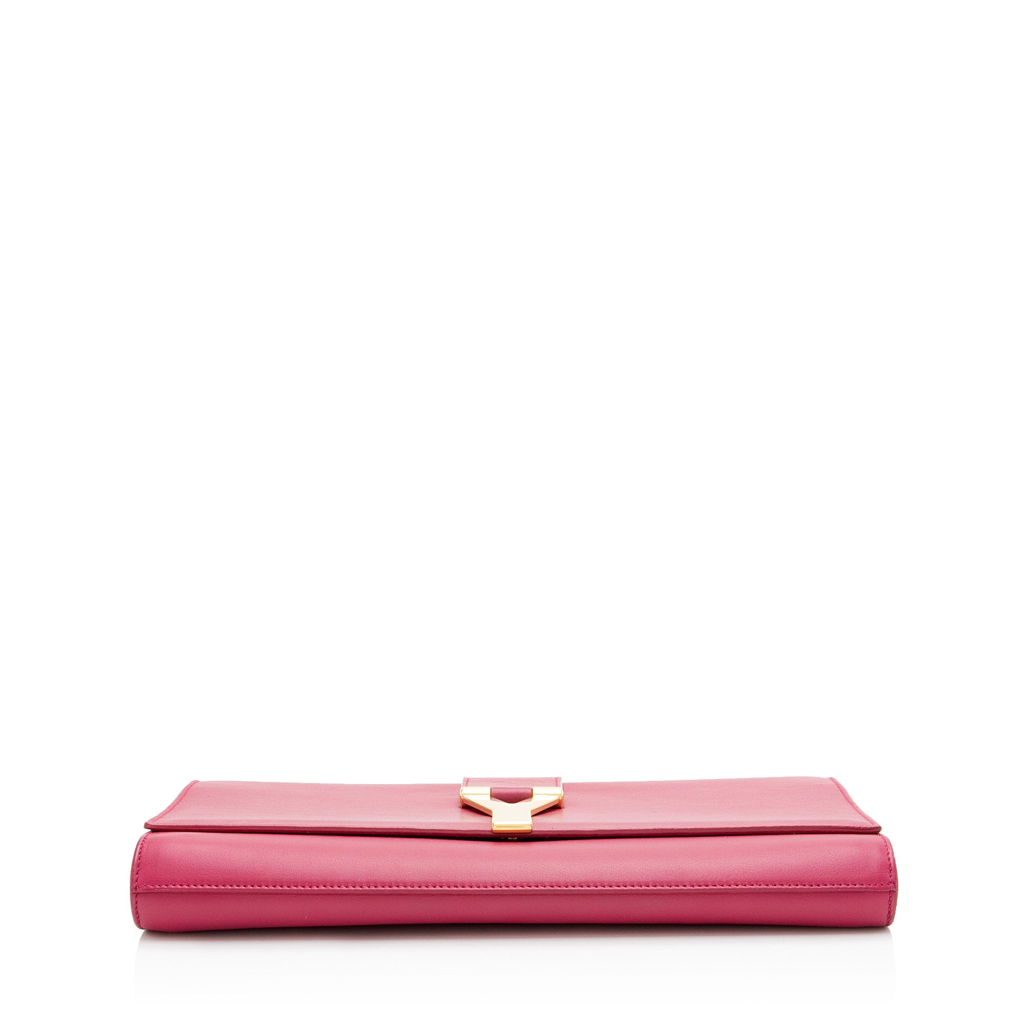 Saint Laurent Leather Classic Y Clutch