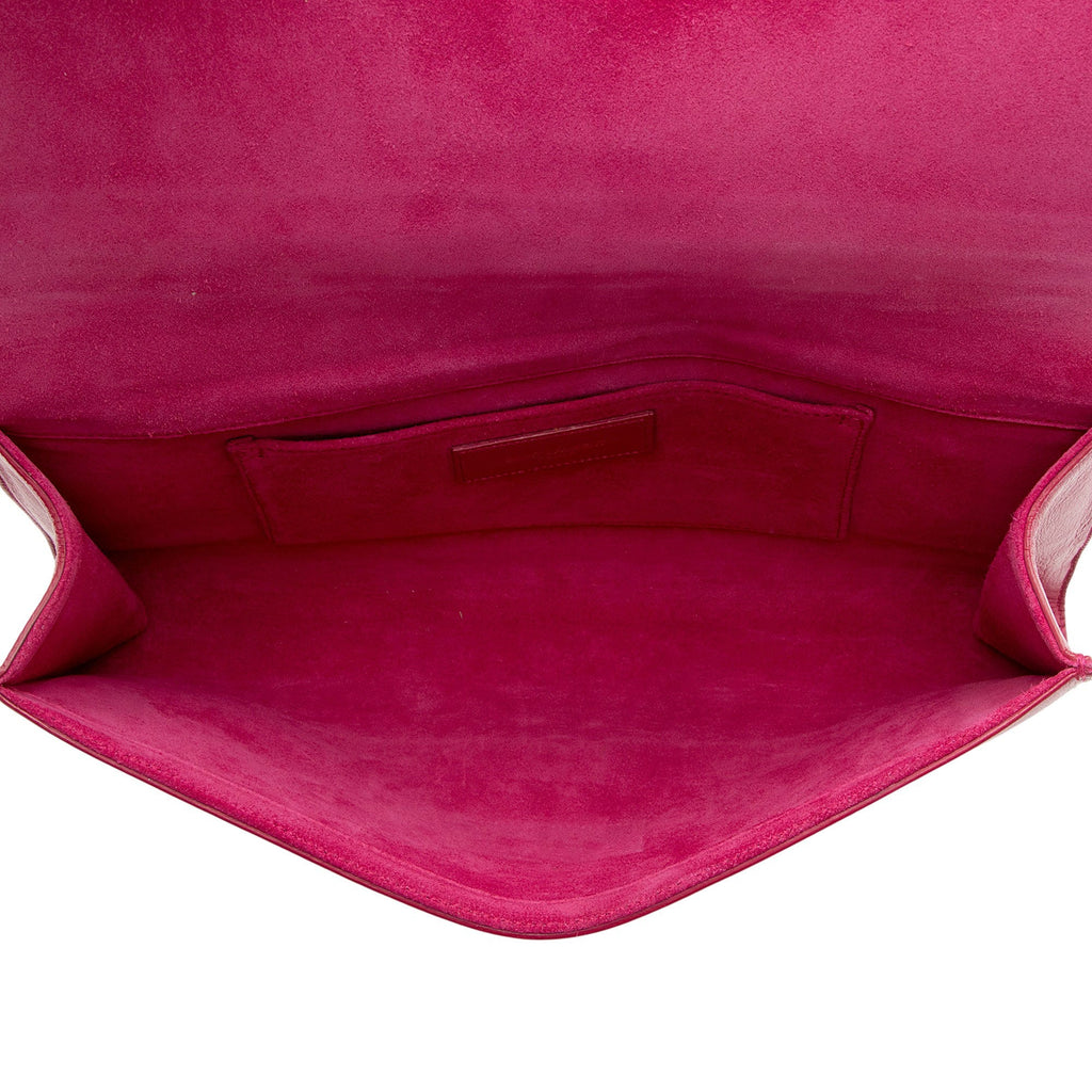 Saint Laurent Leather Classic Y Clutch
