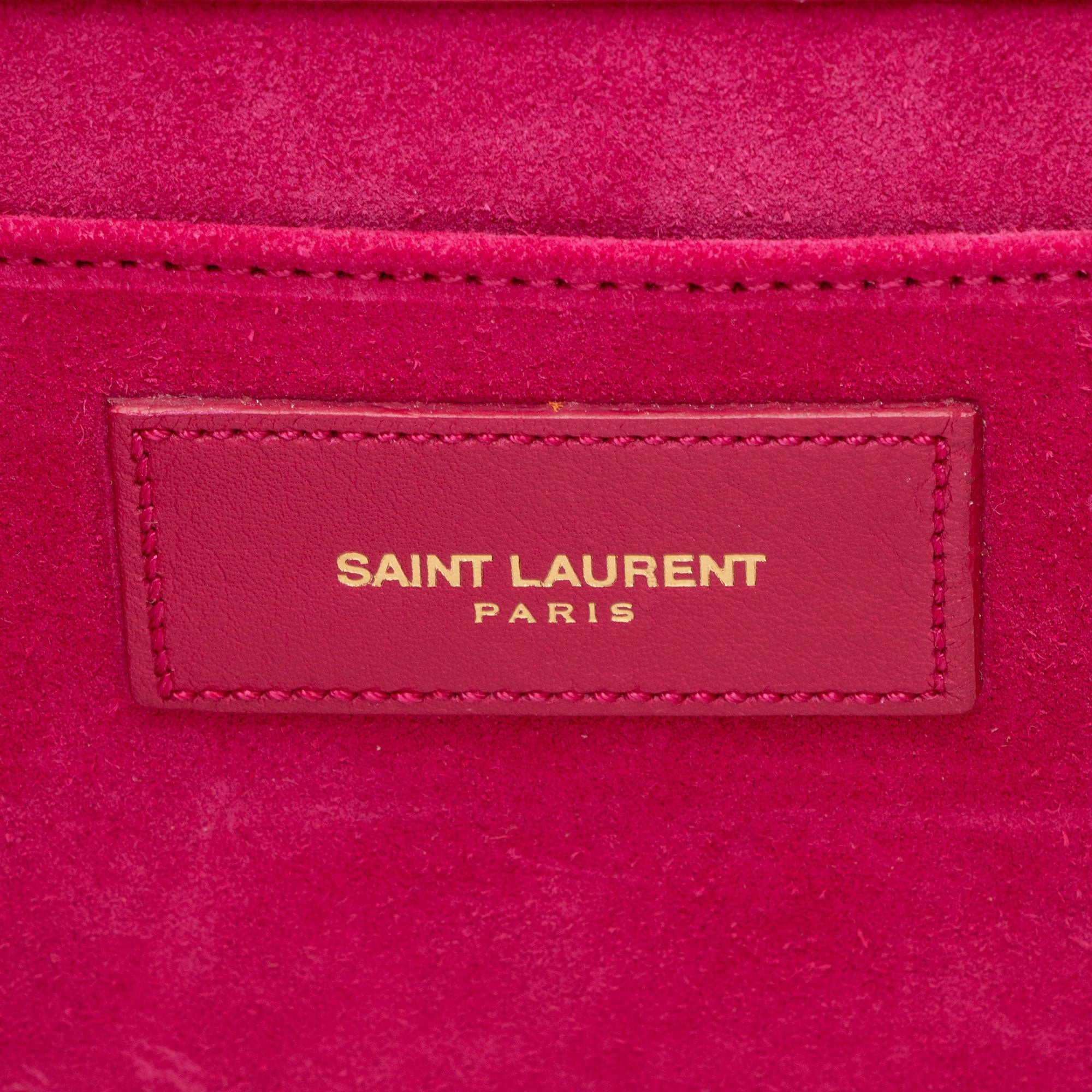 Saint Laurent Leather Classic Y Clutch
