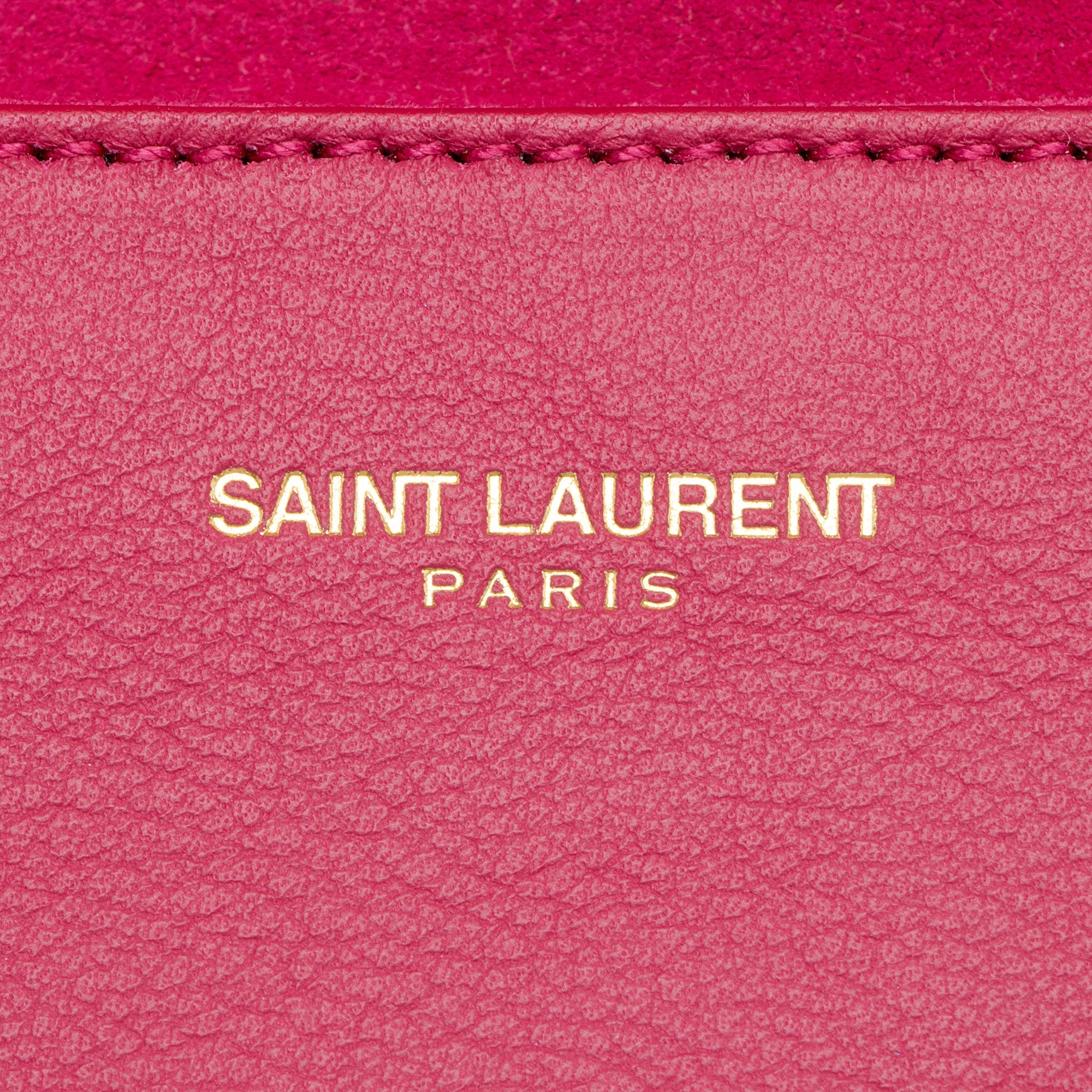 Saint Laurent Leather Classic Y Clutch