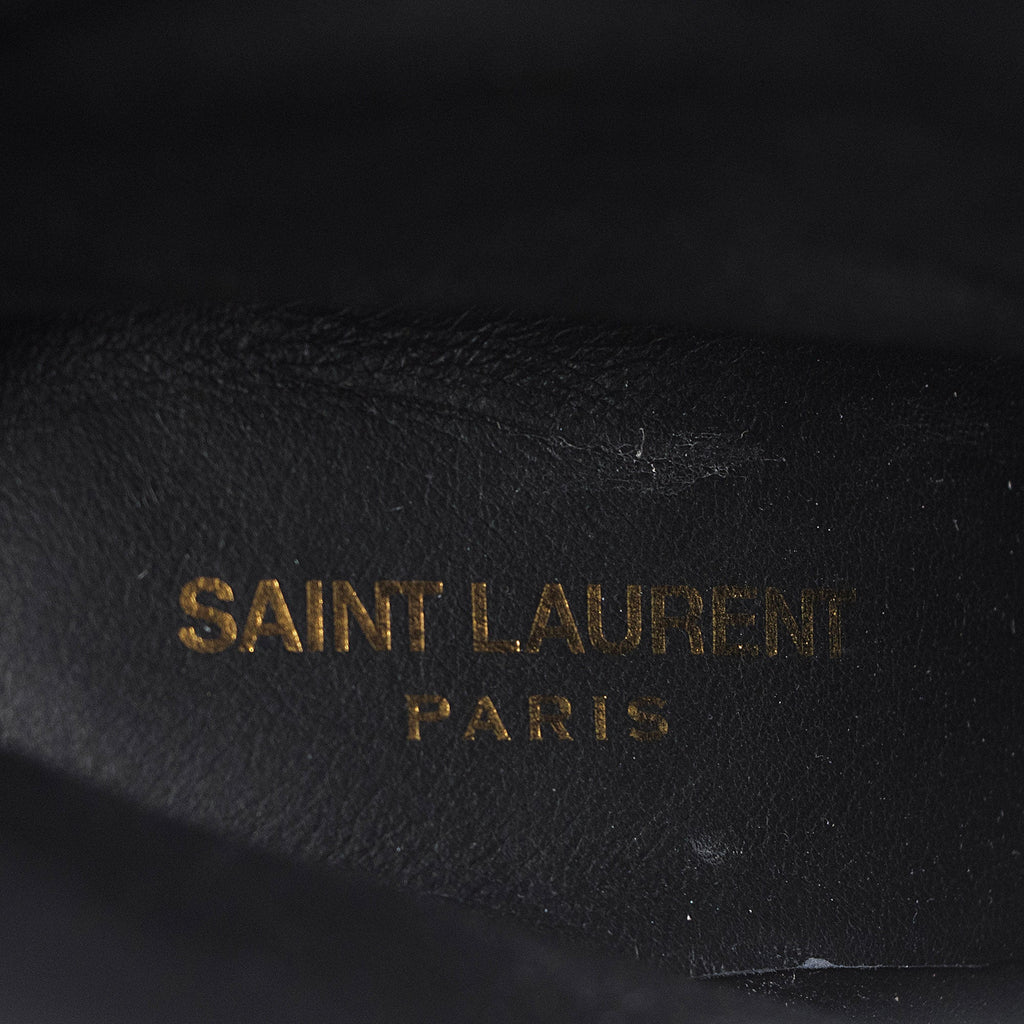 Saint Laurent Leather Diane Knee High Boots - Size 9 / 39