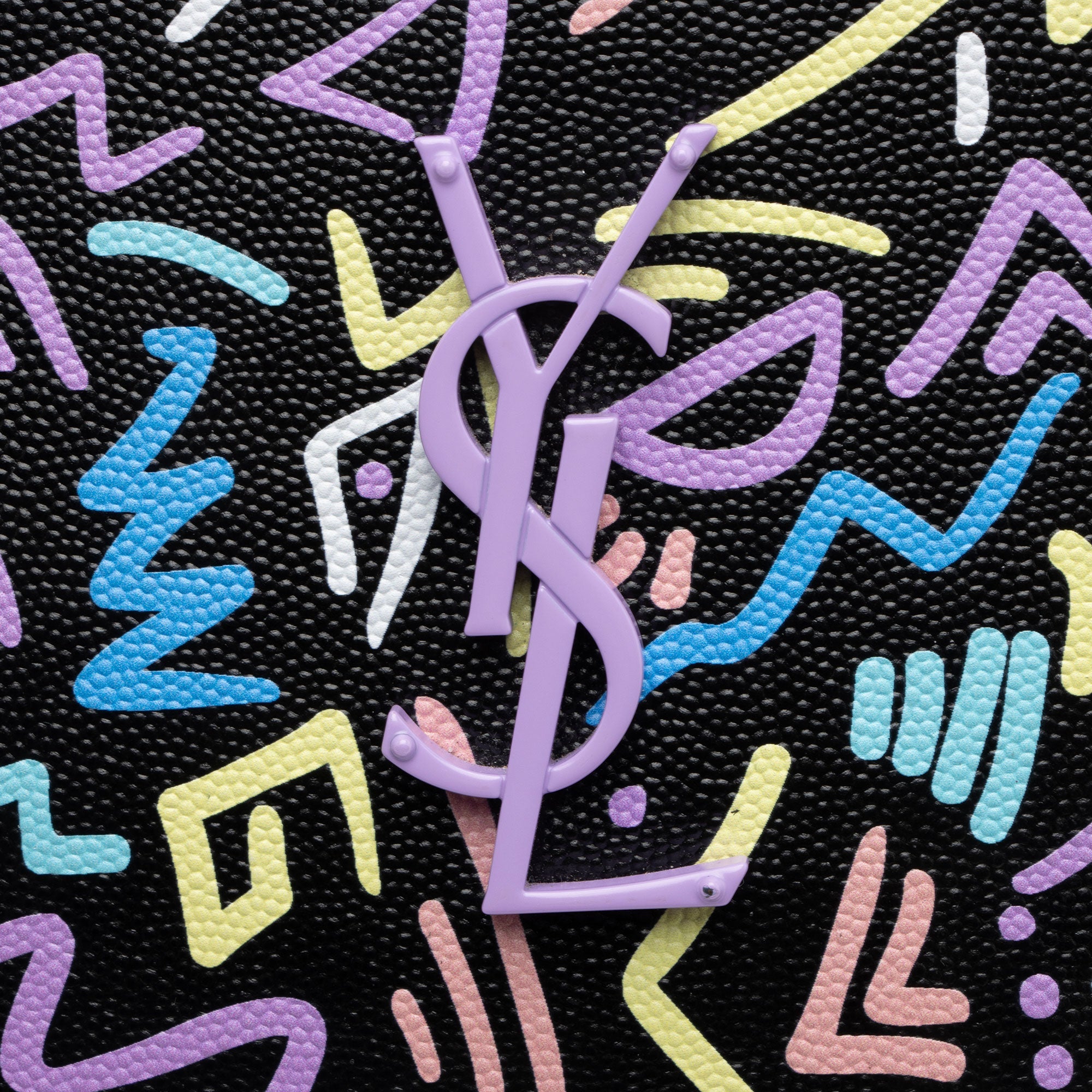 Saint Laurent Leather Graffiti Lou Camera Bag