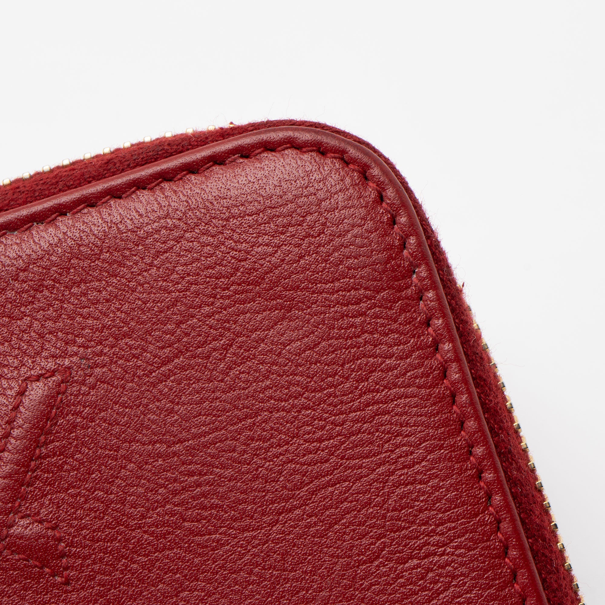 Saint Laurent Leather Monogram Belle du Jour Compact Wallet