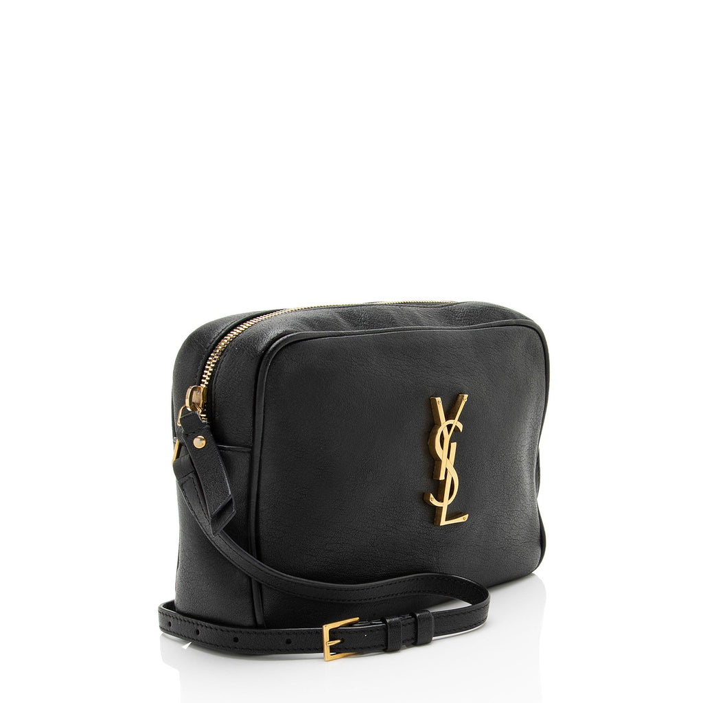 Saint Laurent Leather Monogram Lou Camera Bag