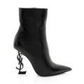 Saint Laurent Leather Opyum Booties - Size 8.5 / 38.5