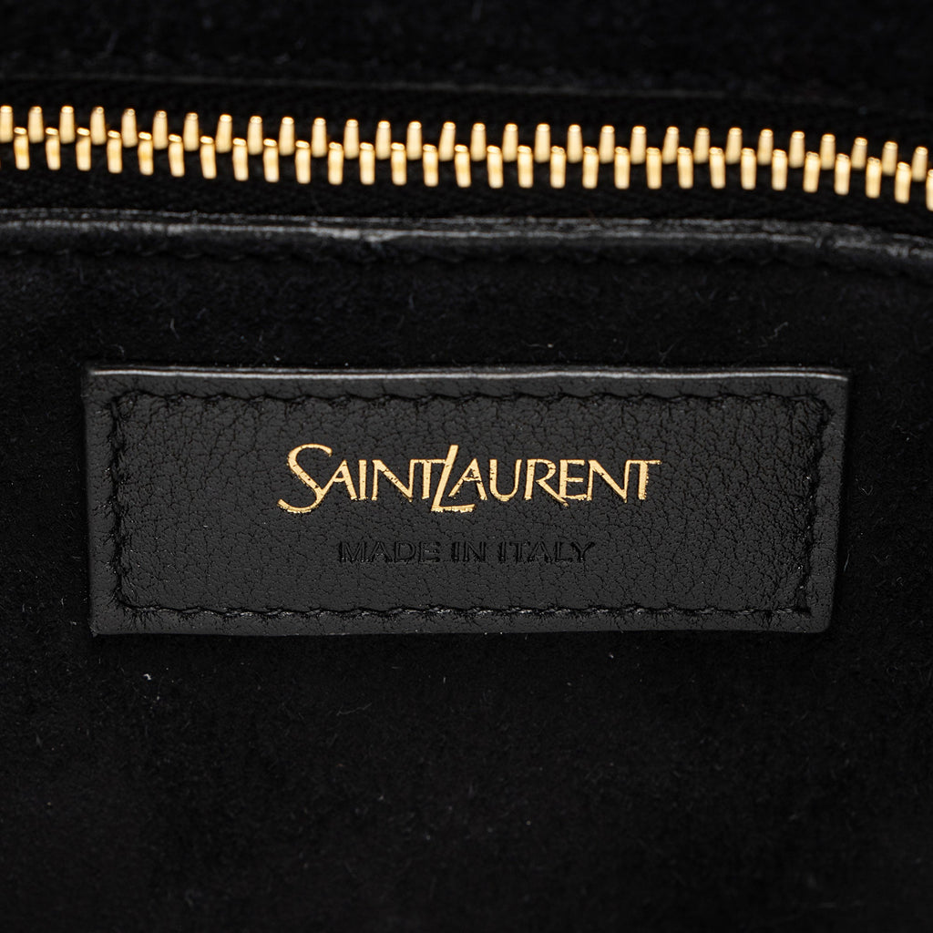 Saint Laurent Leather Y Bucket Bag