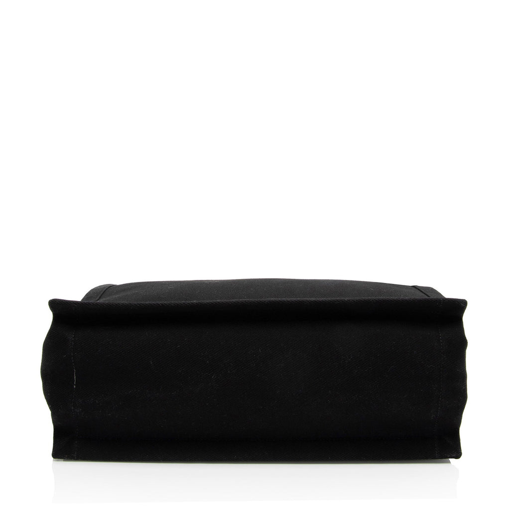 Saint Laurent Linen Calfskin Rive Gauche N/S Tote