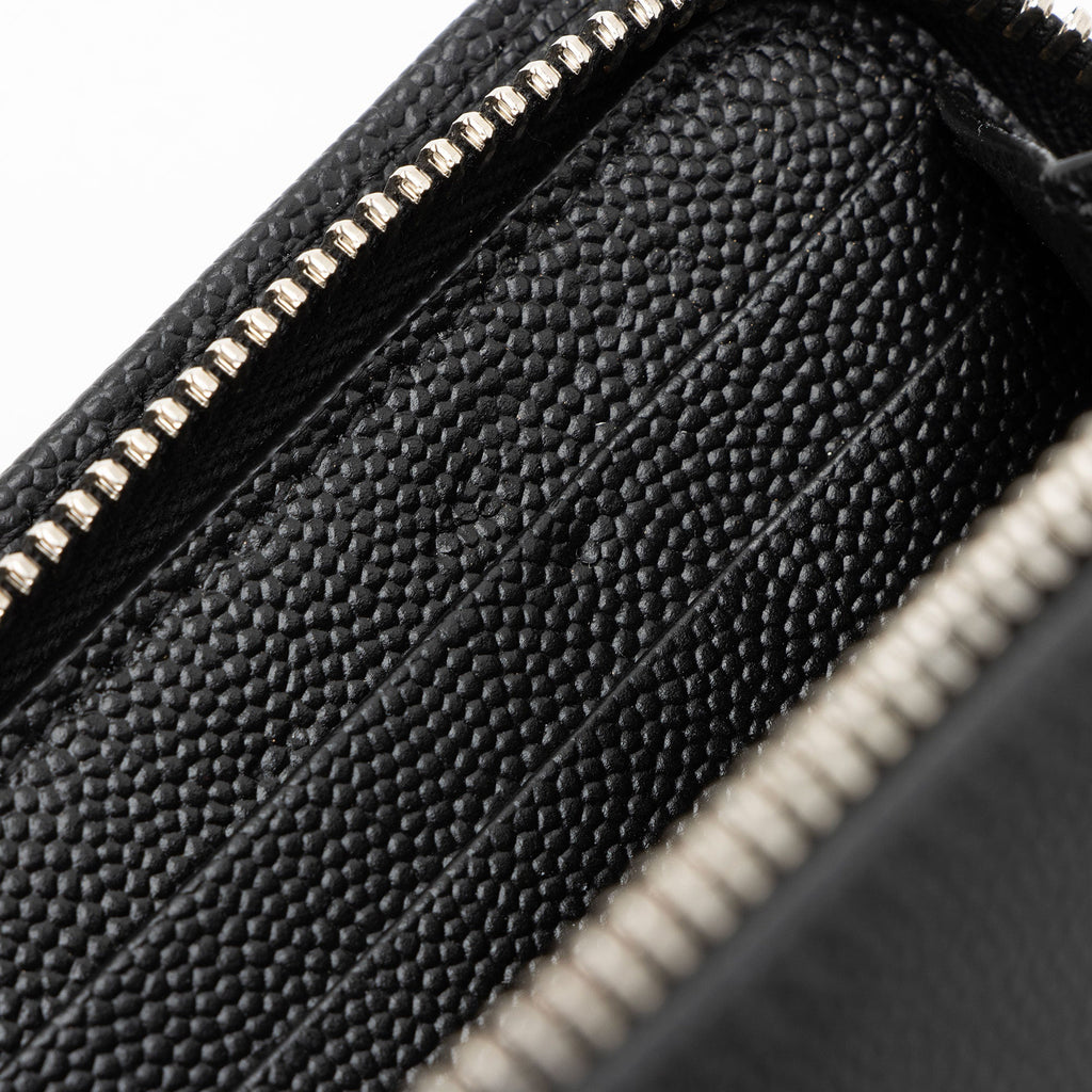 Saint Laurent Grain de Poudre Zip Around Wallet