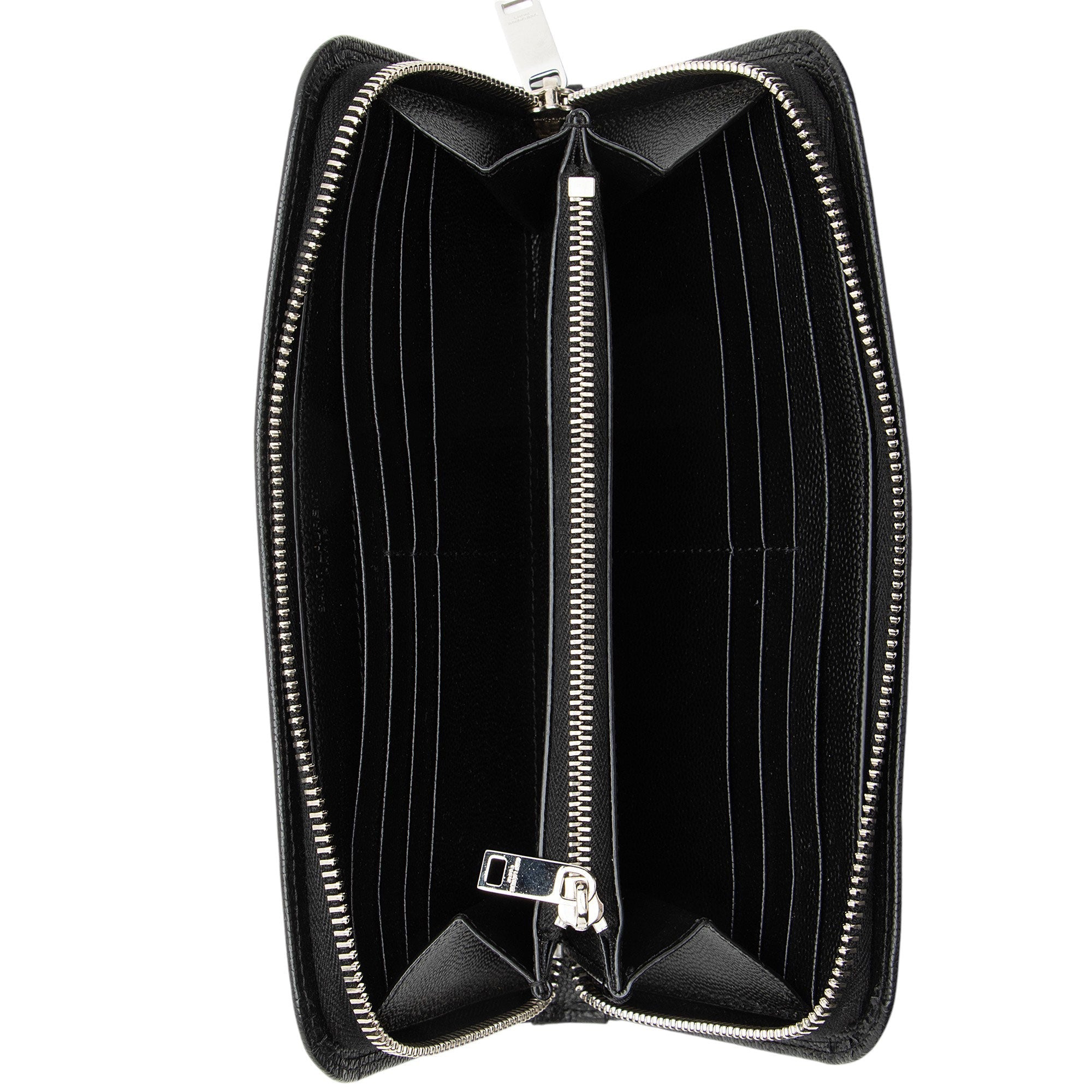 Saint Laurent Grain de Poudre Zip Around Wallet