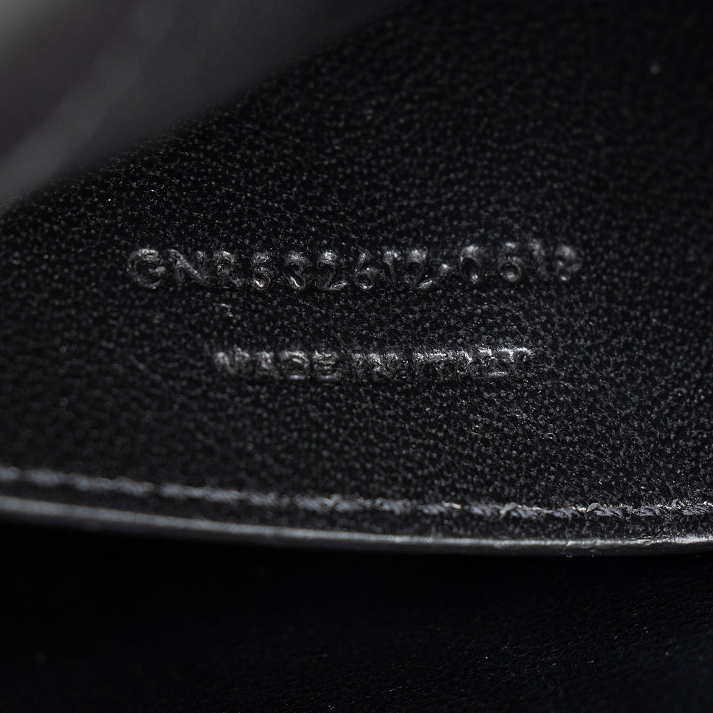 Saint Laurent Matalasse Calfskin Monogram Vicky Medium Shoulder Bag